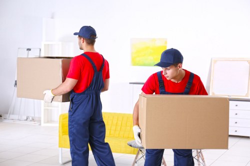 Moving team handling a local removal in Norbury residential street