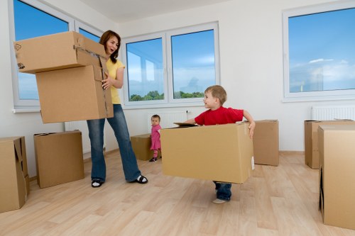 Secure indoor storage space for sofas, tables, and chairs in Norbury
