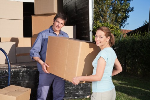 Seasonal items and furniture prepared for storage in Norbury
